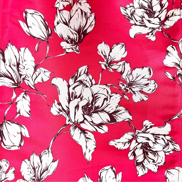 AMUR | ODINA Fuchsia High-Waisted Floral Long Skirt Sz 0 - Picture 12 of 15